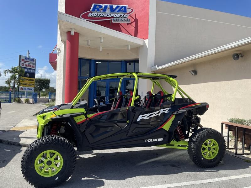 2021 Polaris® RZR Turbo S 4 Lifted Lime LE