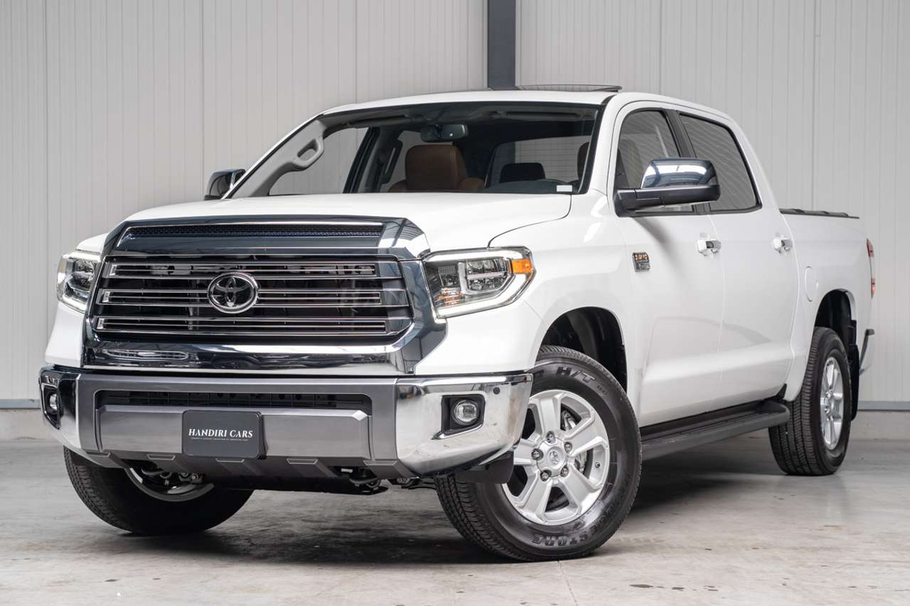 Toyota Tundra 2021 1794 Edition Brown leather upholstery