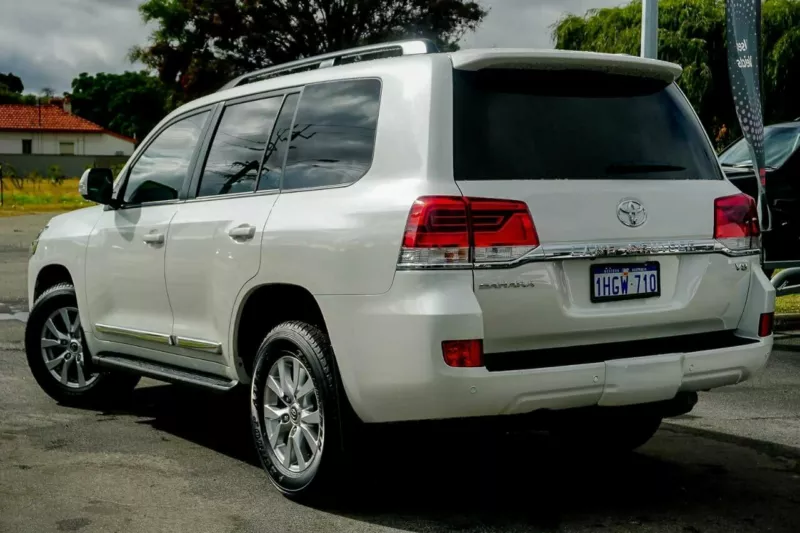 2021 Toyota Landcruiser VDJ200R Sahara Crystal Pearl 6 Speed Sports Automatic Wagon